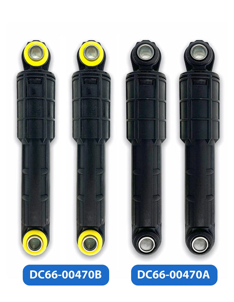 4 Pack Washing Machine Shock Absorbers For Samsung Front Load Washers DC66-00470A DC66-00470B displayed vertically