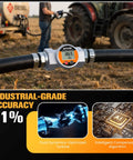 Waterproof 2 Inch Inline Flow Meter With NPT Thread 16-160 GPM Digital Liquid Flowmeter in outdoor farm setting