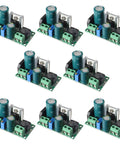 8 Pack AC DC To DC Buck Converter Module Kit With 5 To 30V AC Or 5 To 48V DC Input 3.3 To 33V Adjustable Output 2A High Current