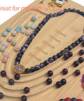Beading Board For Jewelry Making Bamboo Beading Tray For Necklaces And Bracelets Portable Bead Mat With Three Bracelet Grooves And Five Necklace Grooves For 16 To 24 Inches Your Go To Craft Supply