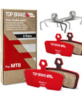 Product packaging and two pairs Disc Bike Brake Pads for Sram Code R RS RSC Guide RE G2 RE DB8 with accessories