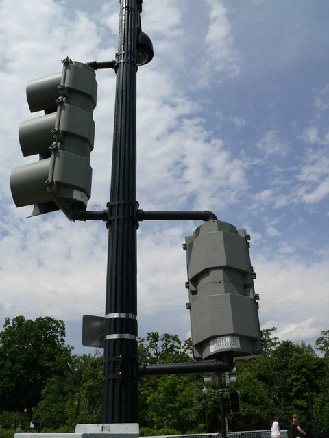 Stainless Steel Bull's Eye Sign Mounting Brackets With Flared Leg No Bolt Or Washer 3/4 Inch Slot Ideal For Traffic Signs And Security Cameras 50 Per Box