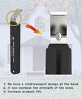 Vinyl Siding Removal Tool 7 Inch Heavy Duty Steel Hand Tool for house installation and repair over home exterior