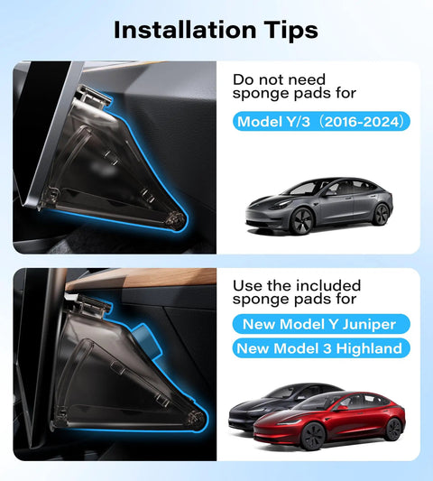 Installation tips for Under Screen Storage Box For Tesla Model Y And Model 3 Juniper And Highland Editions Magnetic Hidden Privacy Center Console Organizer 2019 2026