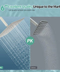 Comparison of Mega Sized 16 Inch Brushed Nickel Rain Shower Head With 304 Stainless Steel Construction High Pressure Rainfall