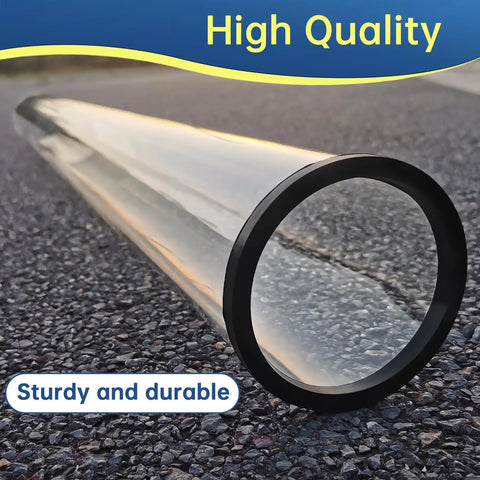 Replacement Glass Tube For Four Sided Pyramid Patio Heaters 49 Point 5 Inches Tall And 4 Inches Diameter Fits Hiland