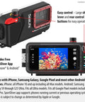 SportDiver Ultra Underwater Smartphone Housing for Scuba Diving, Dive to 130 Feet, with easy camera controls and leak alarms.