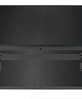 Lockable Dorm Storage Trunk With Combo Lock For Valuables, Heavy Duty Box With Metal Corners, Ideal For Cash, Docs, Passports, Meds, Laptop And Personal Items, Black On Black