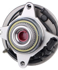 Front view of Front Wheel Hub And Bearing Assembly 515046 For 2004-2005 Ford F-150 4WD Heritage 6-Lug With ABS