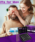 9 Piece Damaged Screw Extractor Set With HSS 6542 For Stripped Screws displayed with gift box and smiling couple