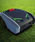 Fully Automatic Smart Lawn Mower With Rain Shield Sealing For All Weather No Fuss Lawn Care Ultra Quiet Operation Built In Sensors