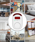 Plug-In Carbon Monoxide Detector With Digital LED Display, Real Time CO Level Monitoring For Home Kitchen Bedroom, 2 Pack