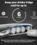 Hidden Golf Bag Cooler With Ice Pack Insulated Six Can Beer Sleeve Keeps Drinks Cold For Hours Fits Neatly Inside Your Golf Bag