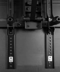 Vertical Vesa Extender Bracket And Adapter Plate For Low Profile Televisions Compatible With Ceiling Mounts showing heavy duty steel construction and adjustable mount points.