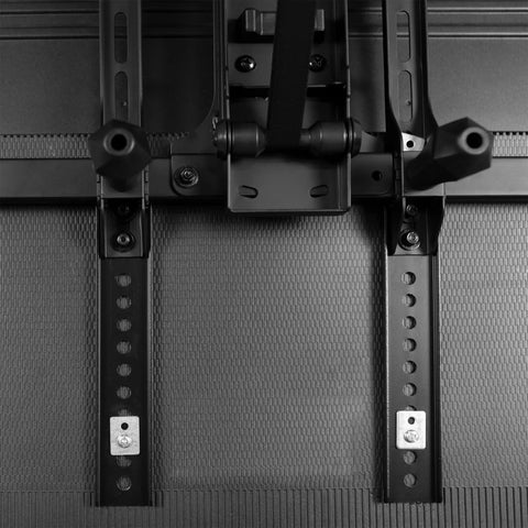 Vertical Vesa Extender Bracket And Adapter Plate For Low Profile Televisions Compatible With Ceiling Mounts showing heavy duty steel construction and adjustable mount points.