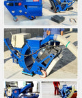 Heavy Duty Concrete Shot Blasting Equipment for Floor Preparation and Surface Refinement, High Power Floor Shot Blaster for Construction Sites, Warehouses and Commercial Buildings on wheels