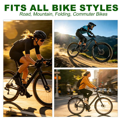Cyclists on road, mountain, trail, and commuter bikes using Beefy 10 Speed Rear Derailleur RD-4700-SS Direct Mount.