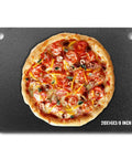 Crazy Crispy Pizza Steel Plate 20 By 14 By Three Eighths Inch Thick For Oven Or Grill Preseasoned Carbon Steel with pizza