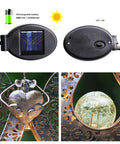 Solar Stake Lights For Garden In Metal Angel Bronze Finish, battery details, solar panel, heart and sphere close-ups, decor