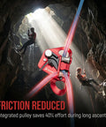 Pro Chest Ascender For Rock Climbing And Rescue With 7075 Aluminum Rope Ascender on cave expedition
