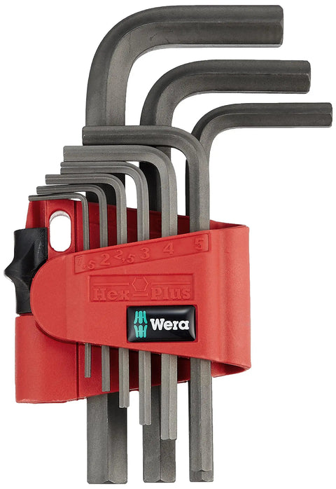 Hex Plus L Key Set 9 Piece Metric Pro Grade Allen Wrenches With BlackLaser Finish Built To Last Wear Resistant Clip