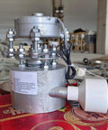 Off Grid Ready Portable Micro Hydroelectric Generator 100W For Camping And Home Use with aluminum body on table