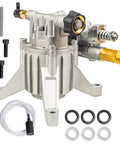 Seven Eighth Inch Shaft Vertical Pressure Washer Pump Replacement 3400 PSI Two Point Five GPM Heavy Duty For Power Washers Kit