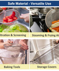 Beefy Heavy Duty Stainless Steel Woven Wire Mesh Roll 20 Mesh 0.15mm Wire Diameter for versatile kitchen use.