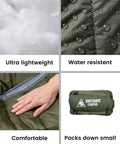 Ultralight Hammock Underquilt For Camping And Backpacking Full Length Quilt Keeps You Cozy In Hammocks For 3-4 Seasons