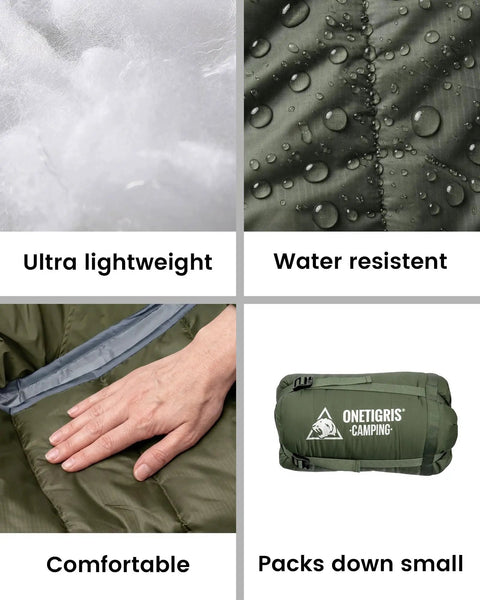 Ultralight Hammock Underquilt For Camping And Backpacking Full Length Quilt Keeps You Cozy In Hammocks For 3-4 Seasons