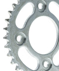 Close-up of sprocket from Honda Grom Drive Chain And Sprocket Combo 15T Front 34T Rear 420 X Ring Chain 106 Links