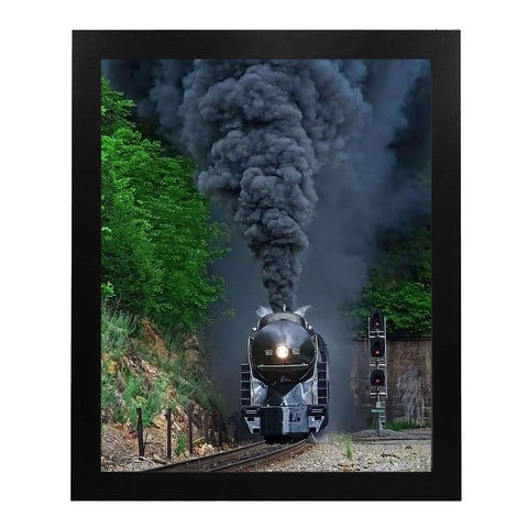 NW 611 Steam Locomotive Wall Art Print For Living Room Office Or Kids Room Dope Vintage Railroad Decor 8x10 Unframed Poster