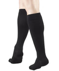 Top Shelf 30-40 Mmhg Graduated Compression Stockings Knee High Closed Toe Unisex Medical Support Hose in black, medium fit.
