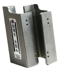 6 Inch Boat Setback Bracket Fits Standard BIA Bolt Pattern Up To 300 HP Max, steel construction, side view