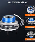 Front Wheel Hub Bearing Assembly 513121 various views for Buick Regal, Chevrolet Impala, Cadillac Eldorado