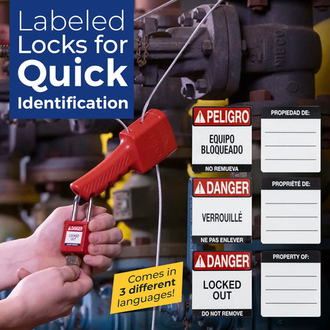 Zero Hassle Lockout Tagout Padlock Set Built Damn Tough For Job Sites Straight Up Osha Compliant Green Nylon Pads With Steel Shackles Six Pack Keyed Different One Key Each Industrial Safety Essential