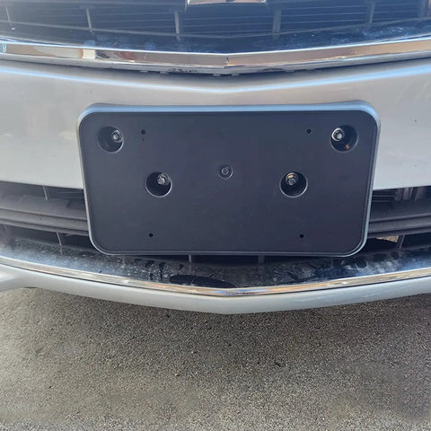 Chevrolet Impala Front Bumper License Plate Frame Bracket Holder Replacement Fits 2014 2015 2016 2017 2018 2019 2020 Direct OE Size