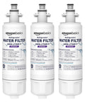 Replacement LG LT700P Refrigerator Water Filter Cartridge 3 Pack NSF Certified 4 Stage Filtration Easy Install No Fuss Leak Proof