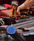 3 Inch Polishing Ball For Drill Detailing Adapter Round Buffing Cone Finishing Pad on car hood