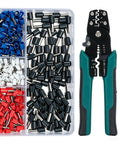 Top Tier Wire Terminal Ferrules Kit Boasting 200 Pieces Of Insulated Copper Connectors Plus Crimper Tool And Organized Case, 0.75-10mm