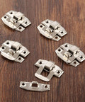 Antique Silver Box Hasp Lock Kit 20 Pcs for Jewelry Boxes and Suitcases 24x19mm Durable Iron Hardware