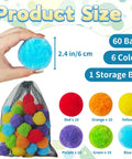 60-Piece Reusable Water Balloons Set With Soft Splash Balls For Outdoor Water Games, Beach Pool Party Essentials