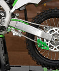 Beefed-Up Chain Guide Slider With Swingarm Roller Replacement For KX250F 2009-2020 And KX450F 2009-2018 Dirt Bikes Green Durable Plastic Guard
