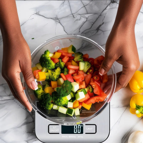 Digital Kitchen Scale With Precise Tare And Multi Unit Readouts That Makes Measuring Up To 11 Lbs A Breeze For KG G LB OZ ML Battery Powered