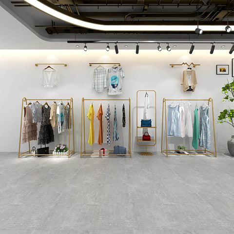 Industrial Pipe Clothes Rail And Metal Display Rack With Slide Rail For Dresses Coats And Garments Built To Last Beefy Steel Frame With Anti Rust Chrome Plating 100x40x160cm Sturdy Garment Storage Solution showcasing garments