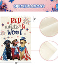 Patriotic 4th Of July Garden Flag 12x18 Inch Double Sided Yard Outdoor Decoration Weather Resistant Durable Polyester Fabric With Stars And Stripes