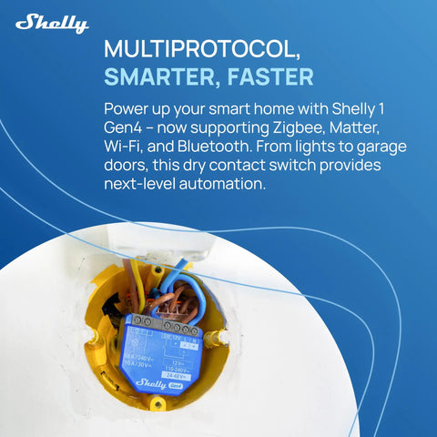 Gen4 WiFi Zigbee Matter Smart Relay Switch With Dry Contacts For 1 Channel 16A Home Automation No Hub Needed inside wall socket