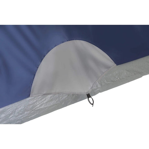 Close-up of Sundome Camping Tent With Rainfly For Two To Six People showing exterior seam and fabric detail