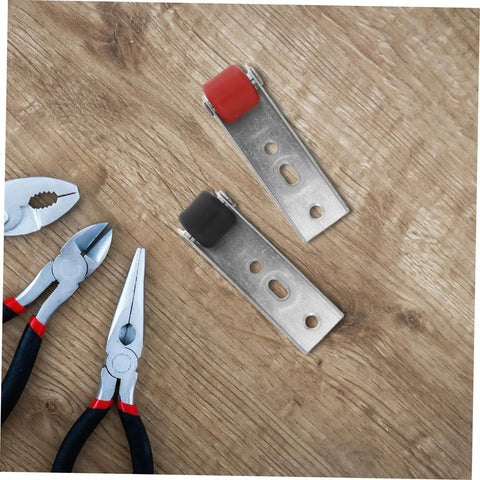 Heavy Duty Silent Sliding Door Wheels For Barn Gates Smooth As Butter Roller Guides on wooden surface with pliers and tools.