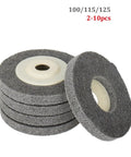 Dope 4 To 5 Inch Nylon Fiber Polishing Wheels With Abrasive Discs For Shiny Stainless Steel Surfaces Smooth Buffing Tools stacked.